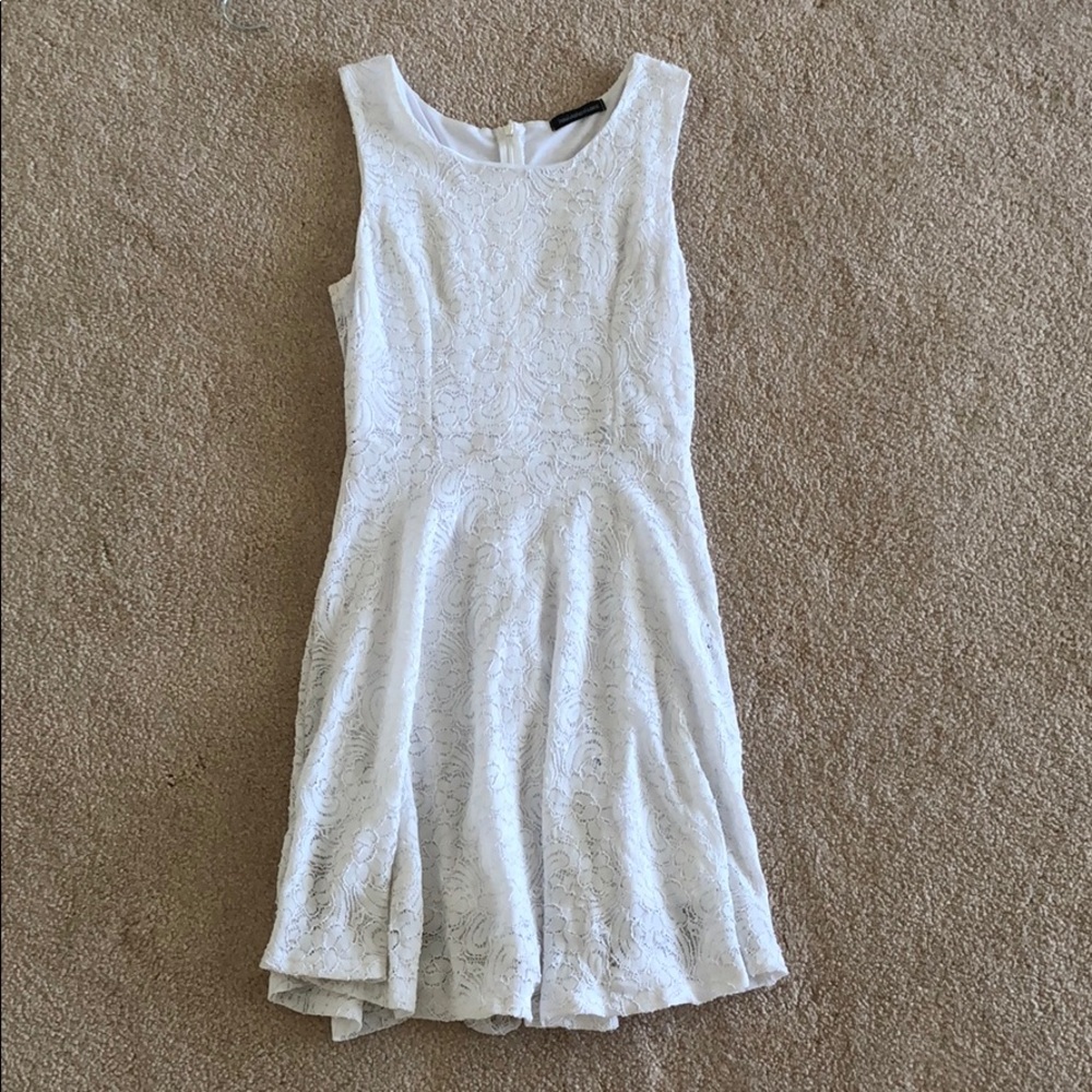 White lace dress